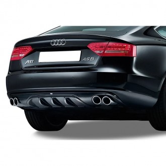 Audi 2008-2012 A5 8T B8 Sportback/Coupe-Abt Style-Arka Tampon Difüzör