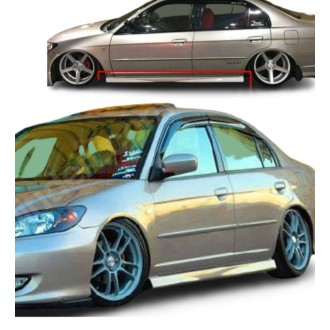 Honda Civic Vtec 2 Yan Marşpiyel (Plastik)