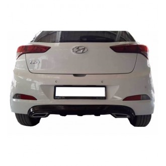 Hyundai i20 Egzoz Görünüm Difüzör (Plastik)